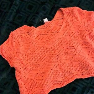 H & M crochet cropped top